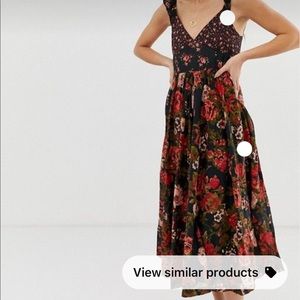 Free People Love You Floral Midi Dress